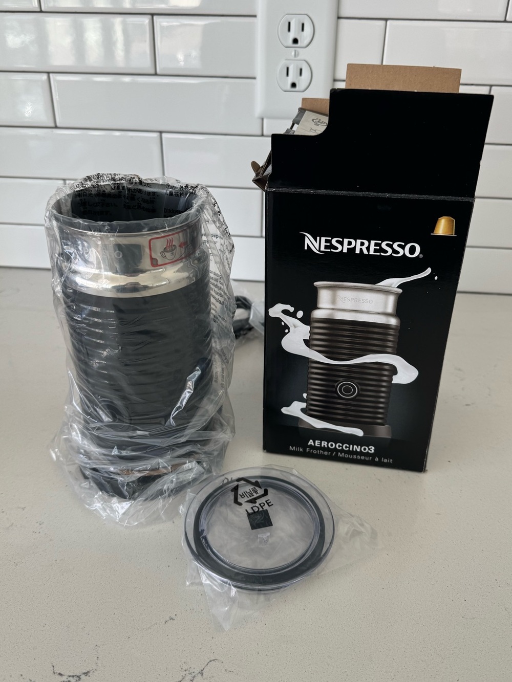 NIB Nespresso Aerocinno 3 Milk Frother